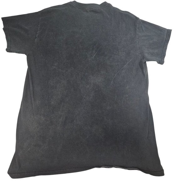 Gildan Heavy Black Cotton Medium Graphic Tee Newport Beach California Surf - Picture 3 of 8